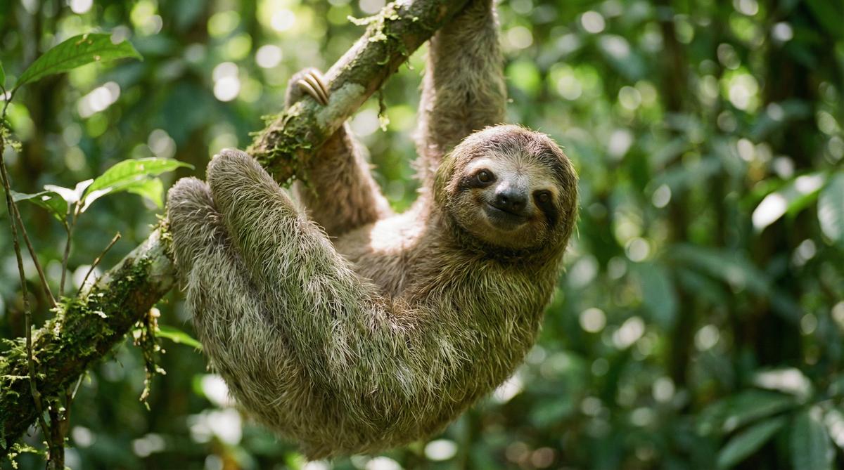 重口树懒视频 - 热带雨林慢生活视频