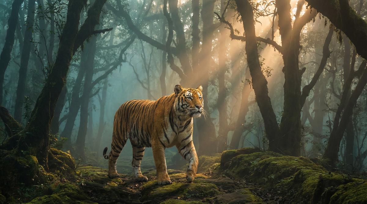 重口老虎视频 - 孟加拉虎丛林之王视频